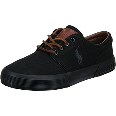 Polo Ralph Lauren Homme Faxon Low Basket, Noir, 41 EU - Publicité Polo Ralph Lauren Homme Faxon Low Basket, Noir, 41 EU - Publicité