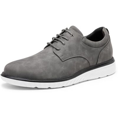 Bruno Marc Chaussure Homme Ville Classique et Confortables Chaussures Oxfords pour Hommes Décontractées,Size 43.5,Gris,SBOX2411M - Publicité Bruno Marc Chaussure Homme Ville Classique et Confortables Chaussures Oxfords pour Hommes Décontractées,Size 43.5,Gris,SBOX2411M - Publicité