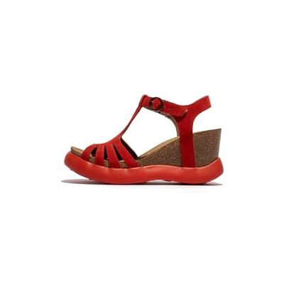 Fly London Women's GAIT959FLY Sandal, Scarlet, 40 - Publicité Fly London Women's GAIT959FLY Sandal, Scarlet, 40 - Publicité
