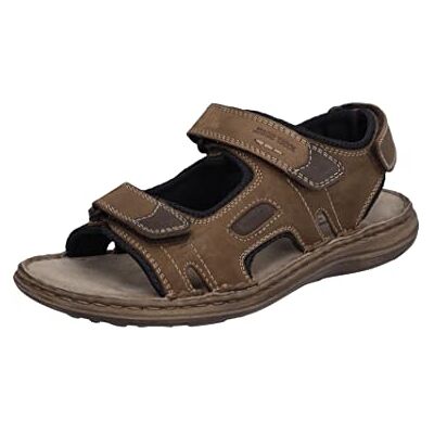 Josef Seibel Homme Sandales Classiques Vincent 08, Monsieur Sandales,Largeur G (Normale),Sandale à Velcro,Marron (Braun-Kombi),41 EU / 7 UK - Publicité Josef Seibel Homme Sandales Classiques Vincent 08, Monsieur Sandales,Largeur G (Normale),Sandale à Velcro,Marron (Braun-Kombi),41 EU / 7 UK - Publicité