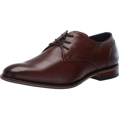 Florsheim Chaussures Oxford Fermo à bout uni pour homme, cognac, 44.5 EU - Publicité Florsheim Chaussures Oxford Fermo à bout uni pour homme, cognac, 44.5 EU - Publicité