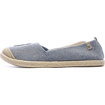 Roxy Espadrilles Flora pour Femme, Bleu Chambray Chy, 36 EU - Publicité Roxy Espadrilles Flora pour Femme, Bleu Chambray Chy, 36 EU - Publicité