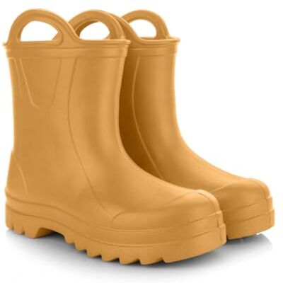 Lemigo Bottes de pluie pour enfants très légères en mousse EVA avec poignée pour garçons et filles Doggy (Moutarde, Système Taille Chaussures EU, Enfant de 2 à 5 ans, Numérique, Moyen, 32) - Publicité Lemigo Bottes de pluie pour enfants très légères en mousse EVA avec poignée pour garçons et filles Doggy (Moutarde, Système Taille Chaussures EU, Enfant de 2 à 5 ans, Numérique, Moyen, 32) - Publicité