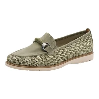 Tamaris Mocassin Femme plat vert 38 EU - Publicité Tamaris Mocassin Femme plat vert 38 EU - Publicité