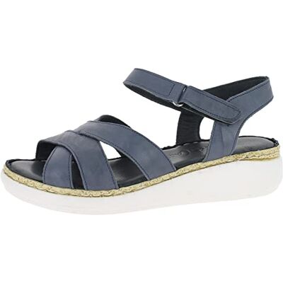 Andrea Conti Sandales pour Femme Talon, d Bleu, 40 EU - Publicité Andrea Conti Sandales pour Femme Talon, d Bleu, 40 EU - Publicité