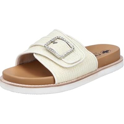 Rieker Femme V9582 Mules, Blanc, 36 EU - Publicité Rieker Femme V9582 Mules, Blanc, 36 EU - Publicité