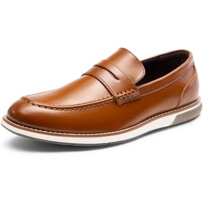 Bruno Marc Mocassins Homme Chaussures Hommes Comfortable Décontracté Loafers,Size 46,Brun,SBLS2414M - Publicité Bruno Marc Mocassins Homme Chaussures Hommes Comfortable Décontracté Loafers,Size 46,Brun,SBLS2414M - Publicité