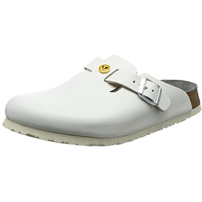 Birkenstock Sabots de Travail Boston Unisexes, Blanc., 42 EU - Publicité Birkenstock Sabots de Travail Boston Unisexes, Blanc., 42 EU - Publicité