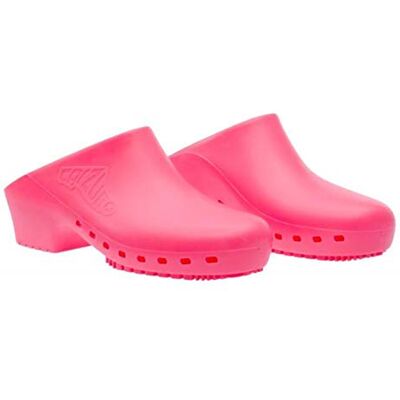 Calzuro – Chaussures sanitaires S classiques avec trous latéraux, qualité professionnelle CE 39-40 rose - Publicité Calzuro – Chaussures sanitaires S classiques avec trous latéraux, qualité professionnelle CE 39-40 rose - Publicité