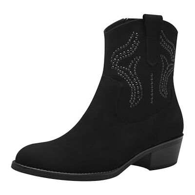 MARCO TOZZI Bottines zippées pour Femme Botte de Western, Noir, 38 EU - Publicité MARCO TOZZI Bottines zippées pour Femme Botte de Western, Noir, 38 EU - Publicité