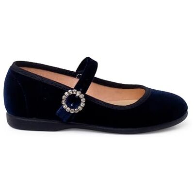 Pisamonas Chaussures Babies Velours Boucle Bijou Taille 32 Couleur Bleu Marine - Publicité Pisamonas Chaussures Babies Velours Boucle Bijou Taille 32 Couleur Bleu Marine - Publicité
