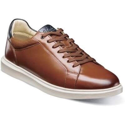 Florsheim Baskets sociales à lacets pour homme, cognac, 45 EU - Publicité Florsheim Baskets sociales à lacets pour homme, cognac, 45 EU - Publicité