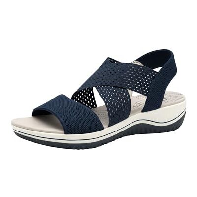 Jana Coshy Sableales Femme plates Élastique Vegan, Bleu (Navy), 37 EU - Publicité Jana Coshy Sableales Femme plates Élastique Vegan, Bleu (Navy), 37 EU - Publicité