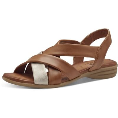 Jana Sandales Femme Plates élégantes Vegan, Tan/Gold, 36 EU - Publicité Jana Sandales Femme Plates élégantes Vegan, Tan/Gold, 36 EU - Publicité