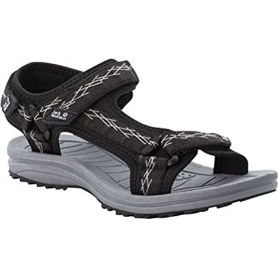 Jack Wolfskin Femme Wave Breaker W Sandale, Noir/gris, 35.5 EU - Publicité Jack Wolfskin Femme Wave Breaker W Sandale, Noir/gris, 35.5 EU - Publicité