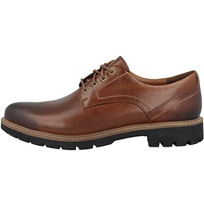 Clarks Batcombe Hall, Derbys Homme, Marron (Dark Tan Lea), 47 EU - Publicité Clarks Batcombe Hall, Derbys Homme, Marron (Dark Tan Lea), 47 EU - Publicité