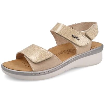 Fly Flot Femme Sandali Donna Con Strappo E Cinturino Regolabile, Sottopiede in Pelle Estraibile Multiprise, Beige, 39 EU - Publicité Fly Flot Femme Sandali Donna Con Strappo E Cinturino Regolabile, Sottopiede in Pelle Estraibile Multiprise, Beige, 39 EU - Publicité