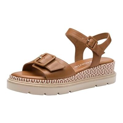 Tamaris Sandales pour femme , cognac, 7 UK - Publicité Tamaris Sandales pour femme , cognac, 7 UK - Publicité