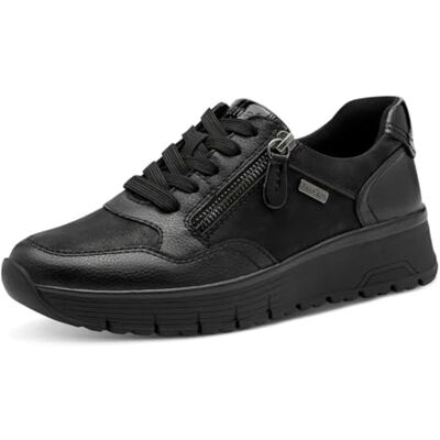 Jana Baskets Femme Plates à Lacets Vegan, Black Uni, 41 EU - Publicité Jana Baskets Femme Plates à Lacets Vegan, Black Uni, 41 EU - Publicité