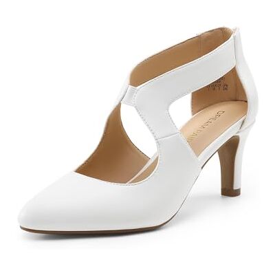 DREAM PAIRS Escarpins Femme Bout Pointu Talon Kitten Chaussures Élégantes Talons Confortables Fermeture Éclair Arrière Antidérapant Soirée Bureau Mariage,Size 41,Blanc,DWUMPU2501 - Publicité DREAM PAIRS Escarpins Femme Bout Pointu Talon Kitten Chaussures Élégantes Talons Confortables Fermeture Éclair Arrière Antidérapant Soirée Bureau Mariage,Size 41,Blanc,DWUMPU2501 - Publicité