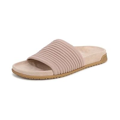 Vionic Sandales plates Evie Knit pour femme, Rugby Tan Gold Metallic Gold, 41 EU - Publicité Vionic Sandales plates Evie Knit pour femme, Rugby Tan Gold Metallic Gold, 41 EU - Publicité