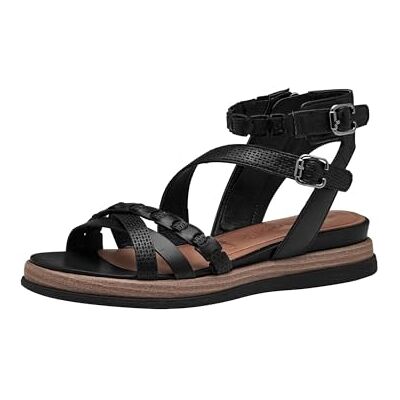 Tamaris sandale femme à talon compensé noir 36 EU - Publicité Tamaris sandale femme à talon compensé noir 36 EU - Publicité
