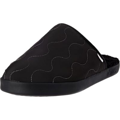TOMS Homme Port Chausson, Imitation Peau de Mouton matelassé Noir, 42 EU - Publicité TOMS Homme Port Chausson, Imitation Peau de Mouton matelassé Noir, 42 EU - Publicité