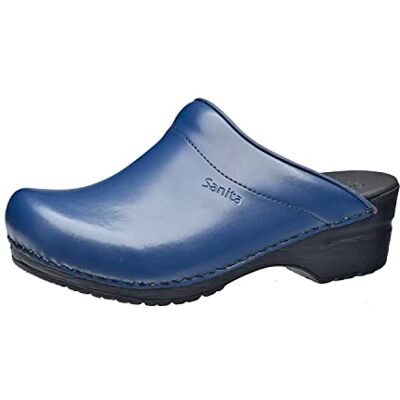 Sanita Sonja PU Sabots Ouvert Produit Original Fabriqué à la Main pour Femme Assise Plantaire de Forme Anatomique avec Mousse Souple Bleu 36 EU - Publicité Sanita Sonja PU Sabots Ouvert Produit Original Fabriqué à la Main pour Femme Assise Plantaire de Forme Anatomique avec Mousse Souple Bleu 36 EU - Publicité