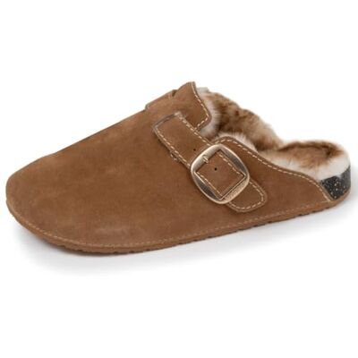 Isotoner Chaussons Sabots Femme Amorti Talon Confort de Marche 39 Camel - Publicité Isotoner Chaussons Sabots Femme Amorti Talon Confort de Marche 39 Camel - Publicité