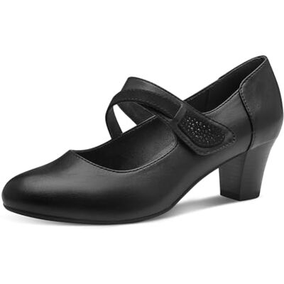 Jana Femme Escarpins Mary Jane avec lanières Vegan, Noir Nappa (Noir), 42 EU - Publicité Jana Femme Escarpins Mary Jane avec lanières Vegan, Noir Nappa (Noir), 42 EU - Publicité