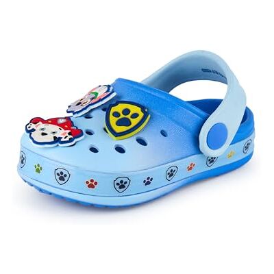 Paw Patrol Sabots Boys Chaussures Enfant à Enfiler avec Breloques Chiot Bleues Sandales Chase Marshall Rubble pour l'intérieur et l'extérieur avec Bride Ajustable - Publicité Paw Patrol Sabots Boys Chaussures Enfant à Enfiler avec Breloques Chiot Bleues Sandales Chase Marshall Rubble pour l'intérieur et l'extérieur avec Bride Ajustable - Publicité