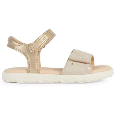 Geox Girl's J Sandal Haiti, Platinum Beige, 7 UK Child - Publicité Geox Girl's J Sandal Haiti, Platinum Beige, 7 UK Child - Publicité