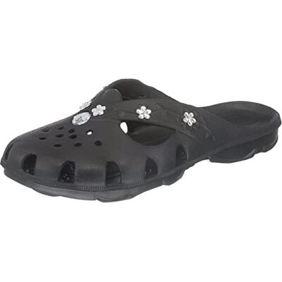 Fashy Brigthon Damen Ultraleicht-Pantolette, Mules Femme, Noir Schwarz (Schwarz 20), 40 EU - Publicité Fashy Brigthon Damen Ultraleicht-Pantolette, Mules Femme, Noir Schwarz (Schwarz 20), 40 EU - Publicité