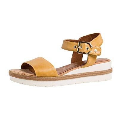 Tamaris Femme Sandales 28222-24, Dame Sandales compensées, Sandales compensées,Chaussures d'été,Confortable,Plat,Sun,37 EU / 4 UK - Publicité Tamaris Femme Sandales 28222-24, Dame Sandales compensées, Sandales compensées,Chaussures d'été,Confortable,Plat,Sun,37 EU / 4 UK - Publicité