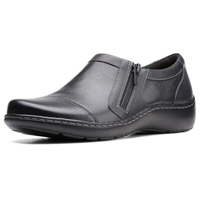 Clarks Chaussures Cora Giny Femme, 41 EU, Black Tumbled - Publicité Clarks Chaussures Cora Giny Femme, 41 EU, Black Tumbled - Publicité