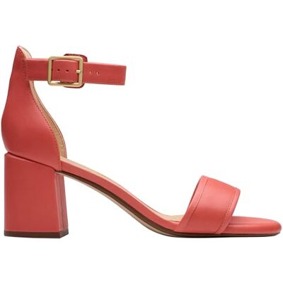 Clarks Ezoria Mae Womens Coral Leather, 8 - Publicité Clarks Ezoria Mae Womens Coral Leather, 8 - Publicité