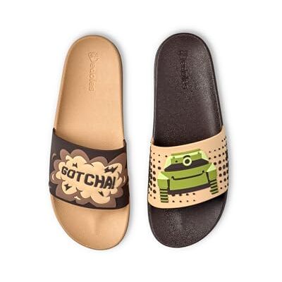 Dedoles Chaussure & Pantoufles Homme Femme & Enfants Sandales Antidérapant designs amusants Livre Pizza Café Renard Lama Cadeau, couleur: Marron, motif: World of Tanks Gotcha!, taille: 46 - Publicité Dedoles Chaussure & Pantoufles Homme Femme & Enfants Sandales Antidérapant designs amusants Livre Pizza Café Renard Lama Cadeau, couleur: Marron, motif: World of Tanks Gotcha!, taille: 46 - Publicité