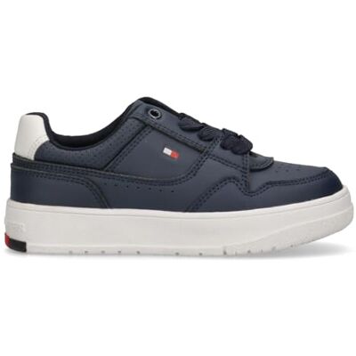 Tommy Hilfiger Mixte Enfant Nathan, Bleu Blanc, 35 EU - Publicité Tommy Hilfiger Mixte Enfant Nathan, Bleu Blanc, 35 EU - Publicité