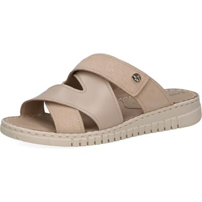 Caprice Sandale Femme en Cuir, Beige (Beige Perl.COM), 39 EU - Publicité Caprice Sandale Femme en Cuir, Beige (Beige Perl.COM), 39 EU - Publicité