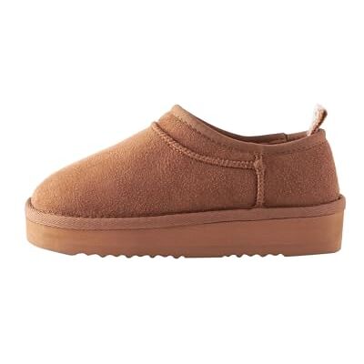 NEXT Fille Chaussons plateforme avec doublure polaire Marron fauve 41 - Publicité NEXT Fille Chaussons plateforme avec doublure polaire Marron fauve 41 - Publicité