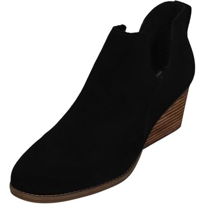 TOMS Women's Gwen Ankle Boot, Daim noir, 35.5 EU - Publicité TOMS Women's Gwen Ankle Boot, Daim noir, 35.5 EU - Publicité