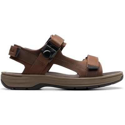 Clarks Homme Saltway Trail Sandal, Dark Brown Lea, 42 EU - Publicité Clarks Homme Saltway Trail Sandal, Dark Brown Lea, 42 EU - Publicité
