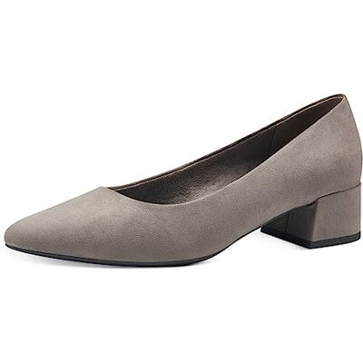 MARCO TOZZI Talon Bas Pointu pour Femme, Stone, 37 EU - Publicité MARCO TOZZI Talon Bas Pointu pour Femme, Stone, 37 EU - Publicité