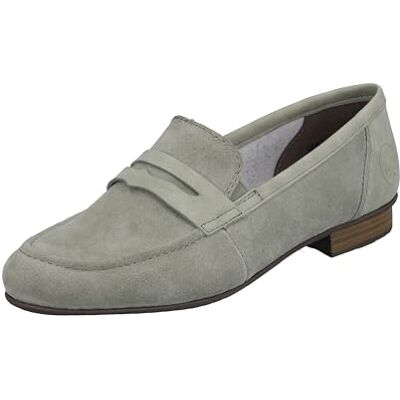 Rieker Mocassins 51954 pour Femme, Vert, 36 EU - Publicité Rieker Mocassins 51954 pour Femme, Vert, 36 EU - Publicité