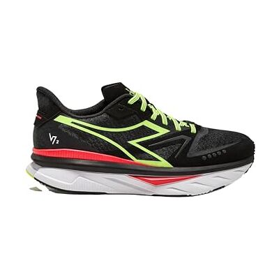Diadora ATOMO V7000-2, C0871 Black Yellow Fluo, 45.5 EU - Publicité Diadora ATOMO V7000-2, C0871 Black Yellow Fluo, 45.5 EU - Publicité