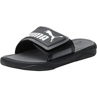 Puma Mixte Royalcat Comfort Adult Sandal, BLACK-CASTLEROCK- WHITE, 44.5 - Publicité Puma Mixte Royalcat Comfort Adult Sandal, BLACK-CASTLEROCK- WHITE, 44.5 - Publicité