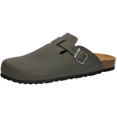 Lico Pantoufles Bioline Clog Pour homme, Olive, 43 EU - Publicité Lico Pantoufles Bioline Clog Pour homme, Olive, 43 EU - Publicité