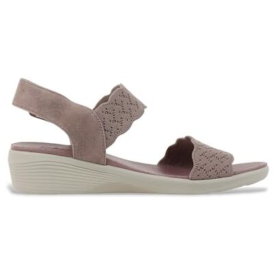 Skechers Sandales Taupe Arya on The Rise - Publicité Skechers Sandales Taupe Arya on The Rise - Publicité