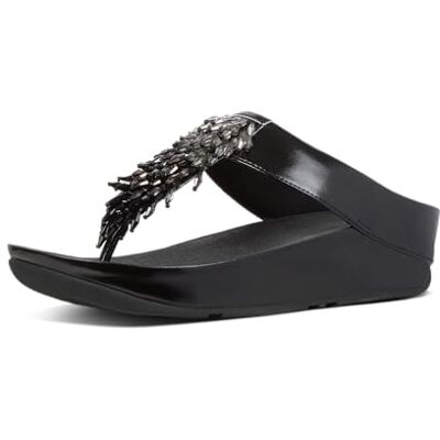 FitFlop Sandales Rumba à bout perlé pour femme, Noir ombré, 7 - Publicité FitFlop Sandales Rumba à bout perlé pour femme, Noir ombré, 7 - Publicité