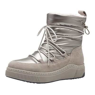 Tamaris Comfort bottines hiver femme à lacets doublées déperlantes, Lt Grey/Silver, 37 EU - Publicité Tamaris Comfort bottines hiver femme à lacets doublées déperlantes, Lt Grey/Silver, 37 EU - Publicité